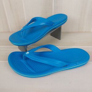 Crocs Crocband Flip Flop Men’s 8/Women’s 10 Blue/Teal Slip-on #11033